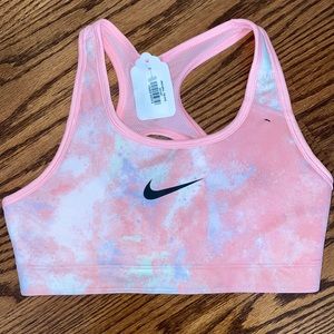 NWT Nike pro reversible sports bra in tie dye